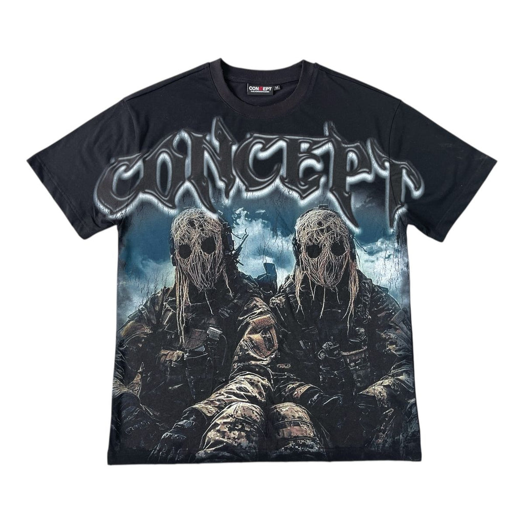 “Comrads” Short‑Sleeve Tee – Black