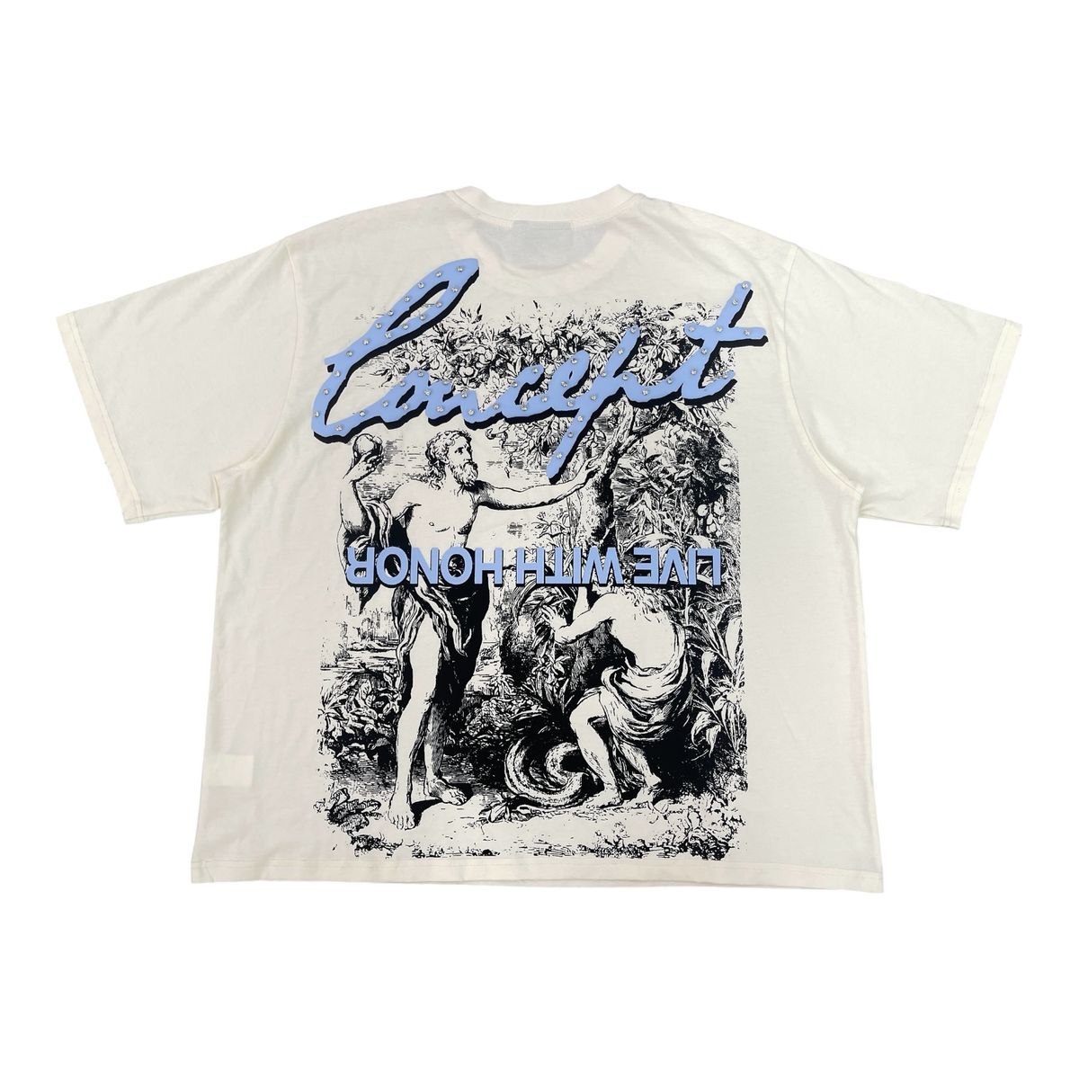 “Live Honor” Short‑Sleeve Tee – Bone