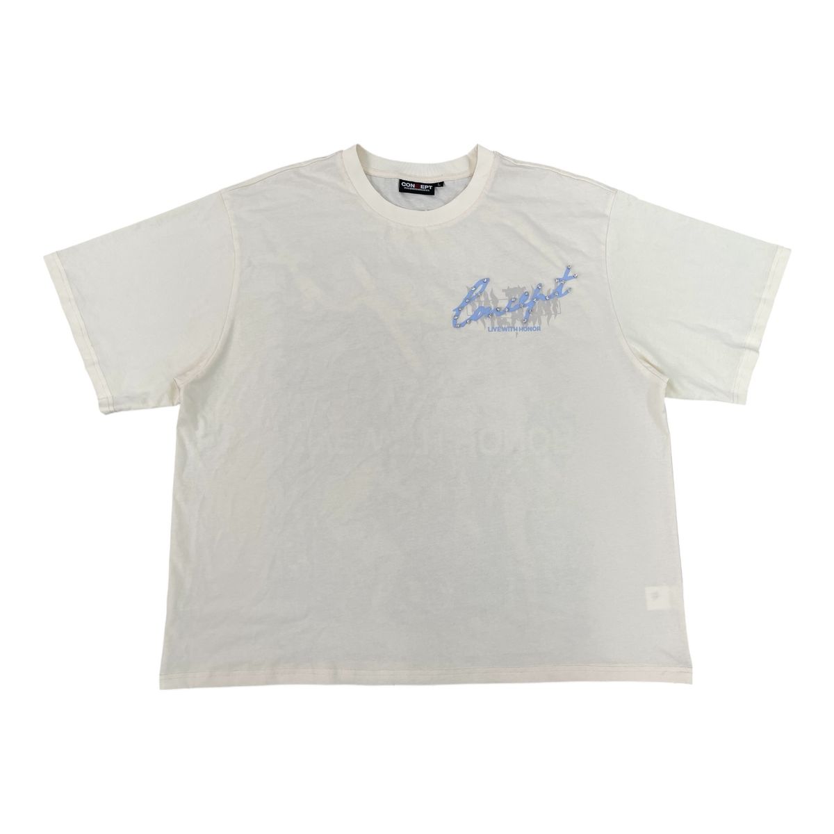 “Live Honor” Short‑Sleeve Tee – Bone