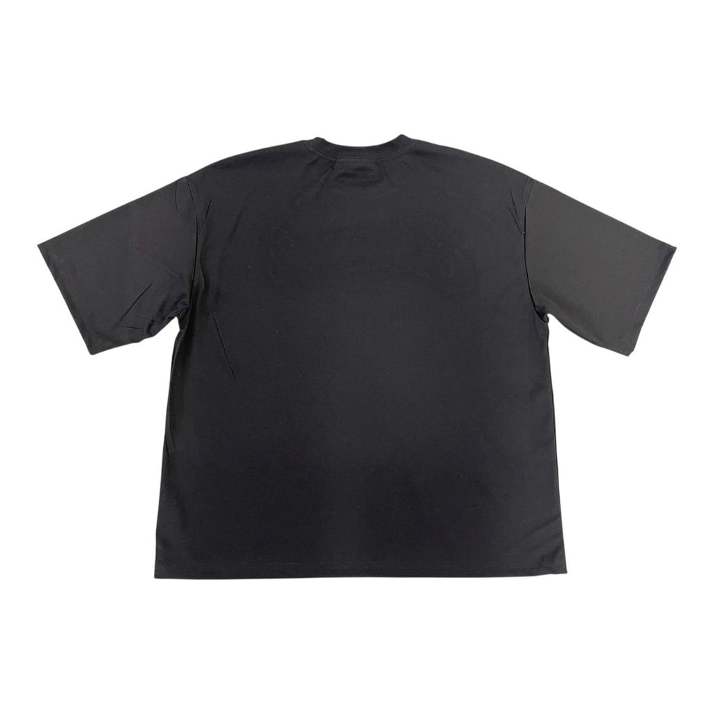 “Eternal” Boxy Short‑Sleeve Tee – Black