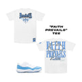 Faith Prevails Crew Neck T-Shirt White