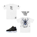 Web Of Lies Crew Neck T-Shirt White
